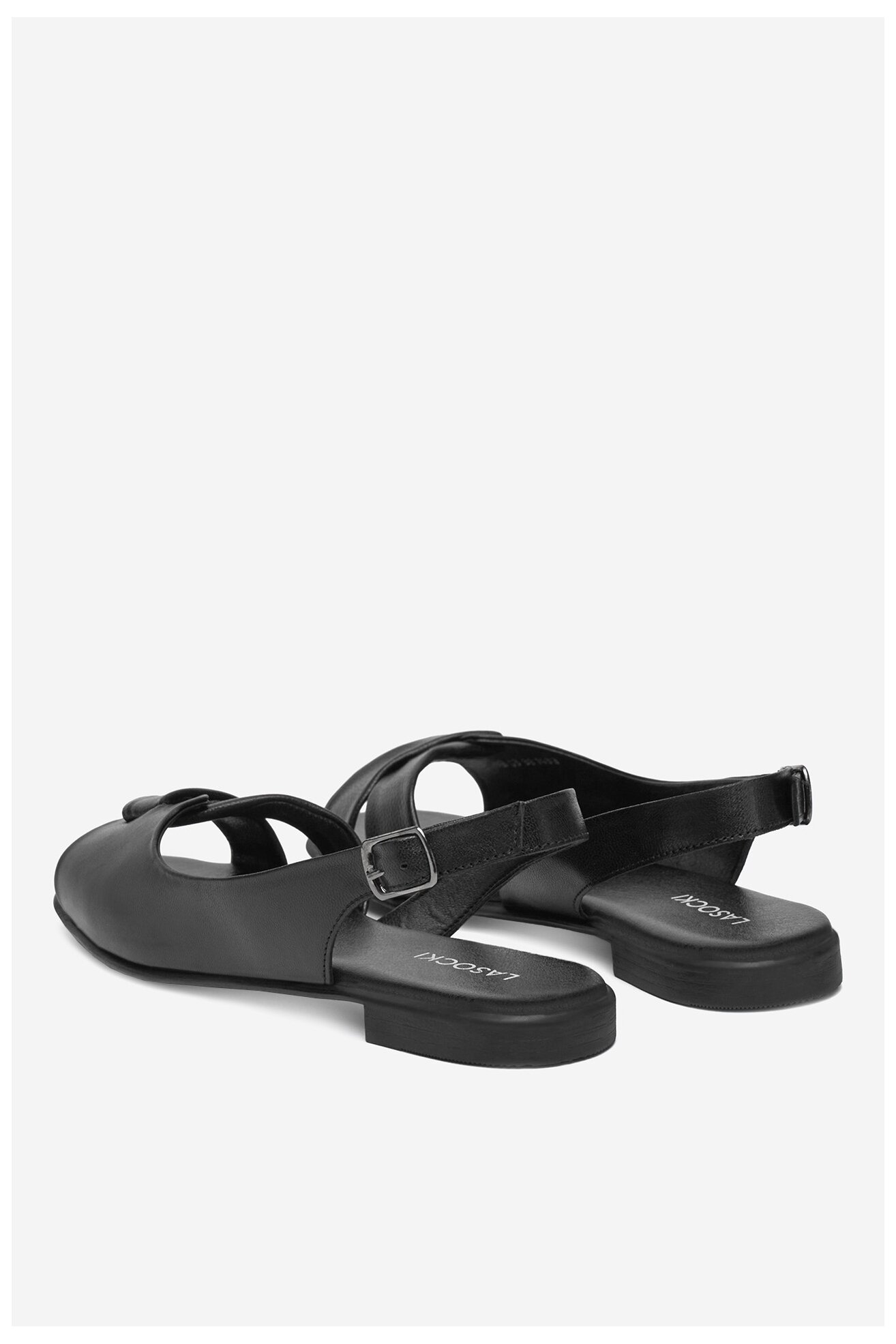 Szandál Lasocki WI23-FLOWER-03 FEKETE