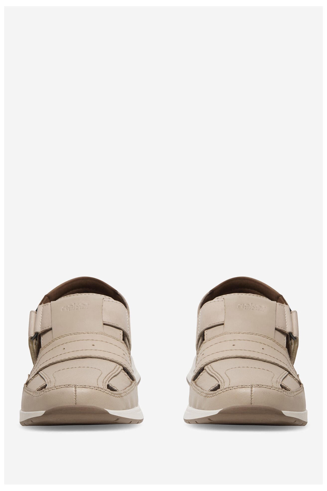 Półbuty Rieker 11951-60 Beżowy