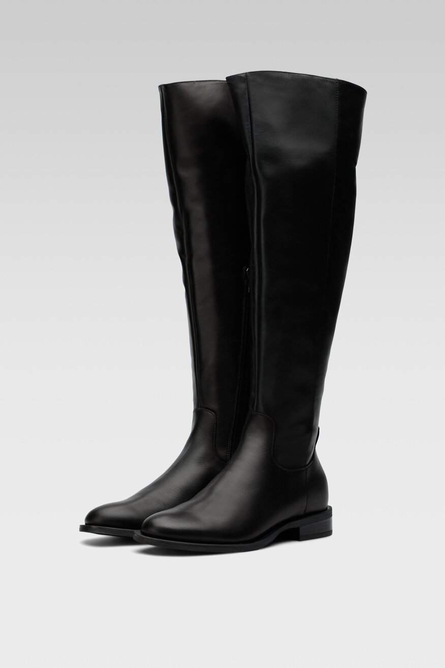 
                Gino Rossi - Kozaki skórzane za kolano - 5904862271156