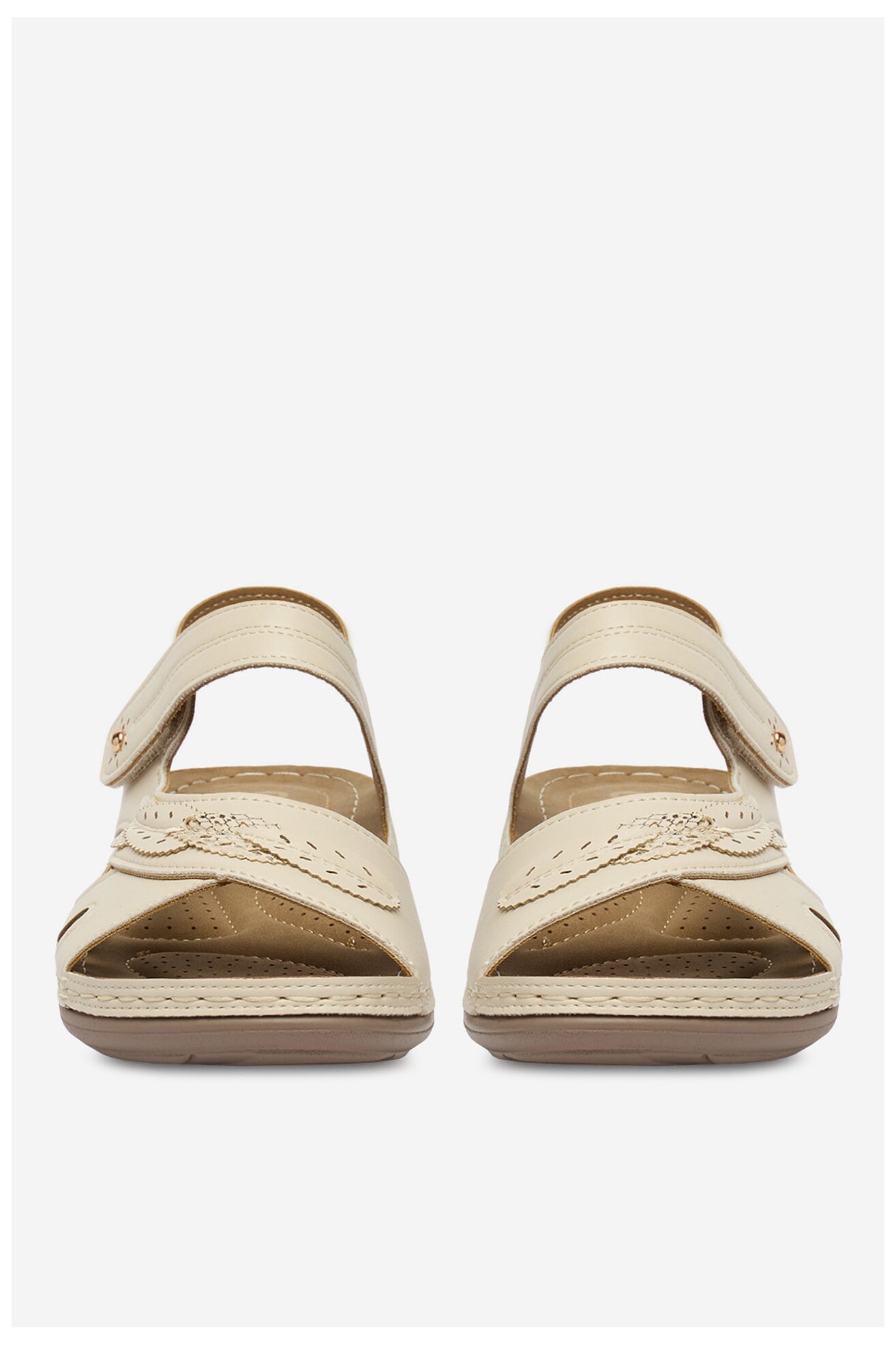 Sandały Go Soft CEO-W80085 Beżowy