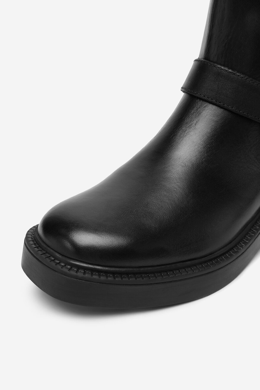 Badura - Botki skórzane ocieplane - 5906751293225