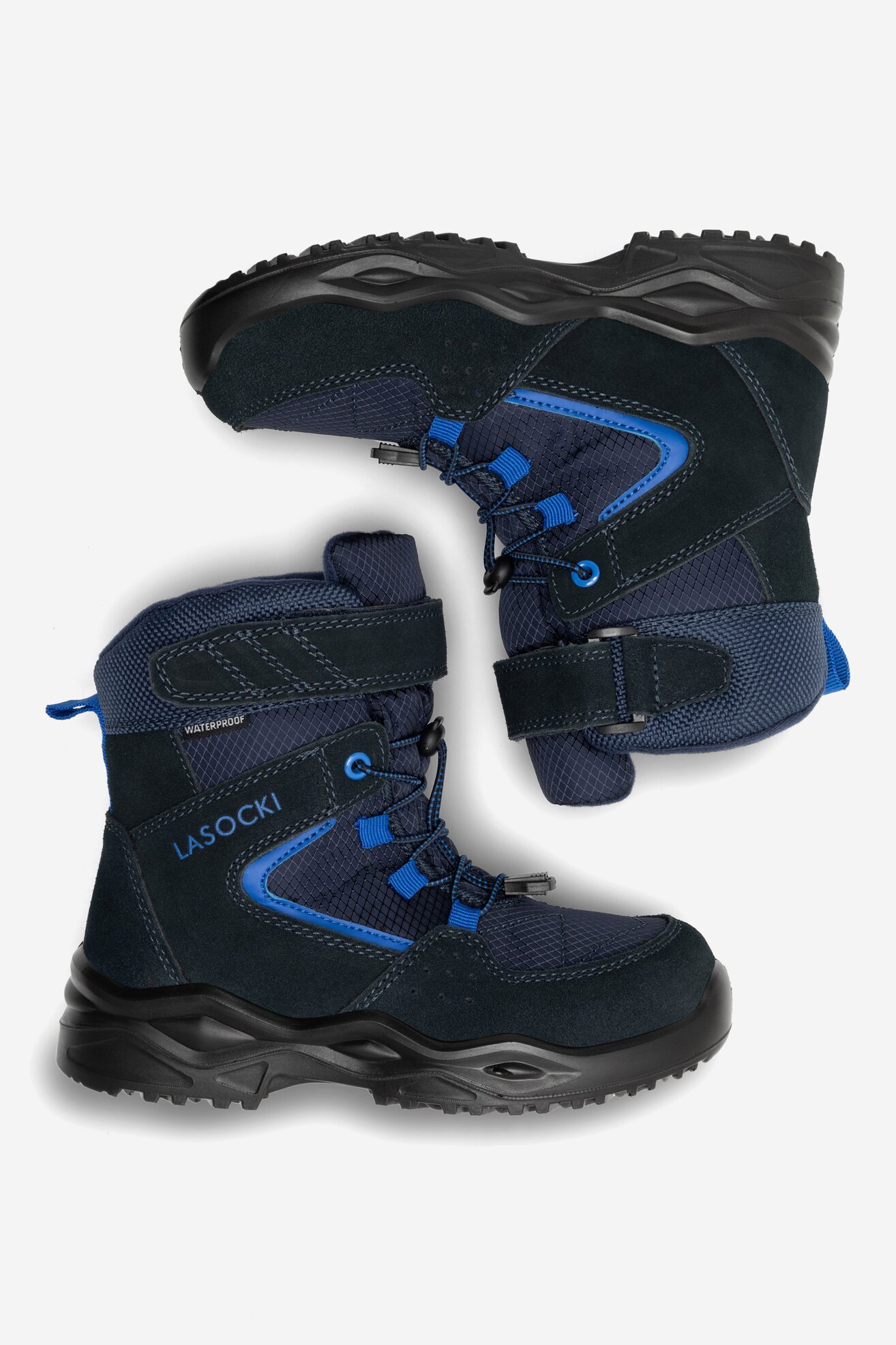 Šněrovací vyšší obuv Lasocki Young CP91-21916N(IV)CH BLANKYTNĚ MODRÁ
