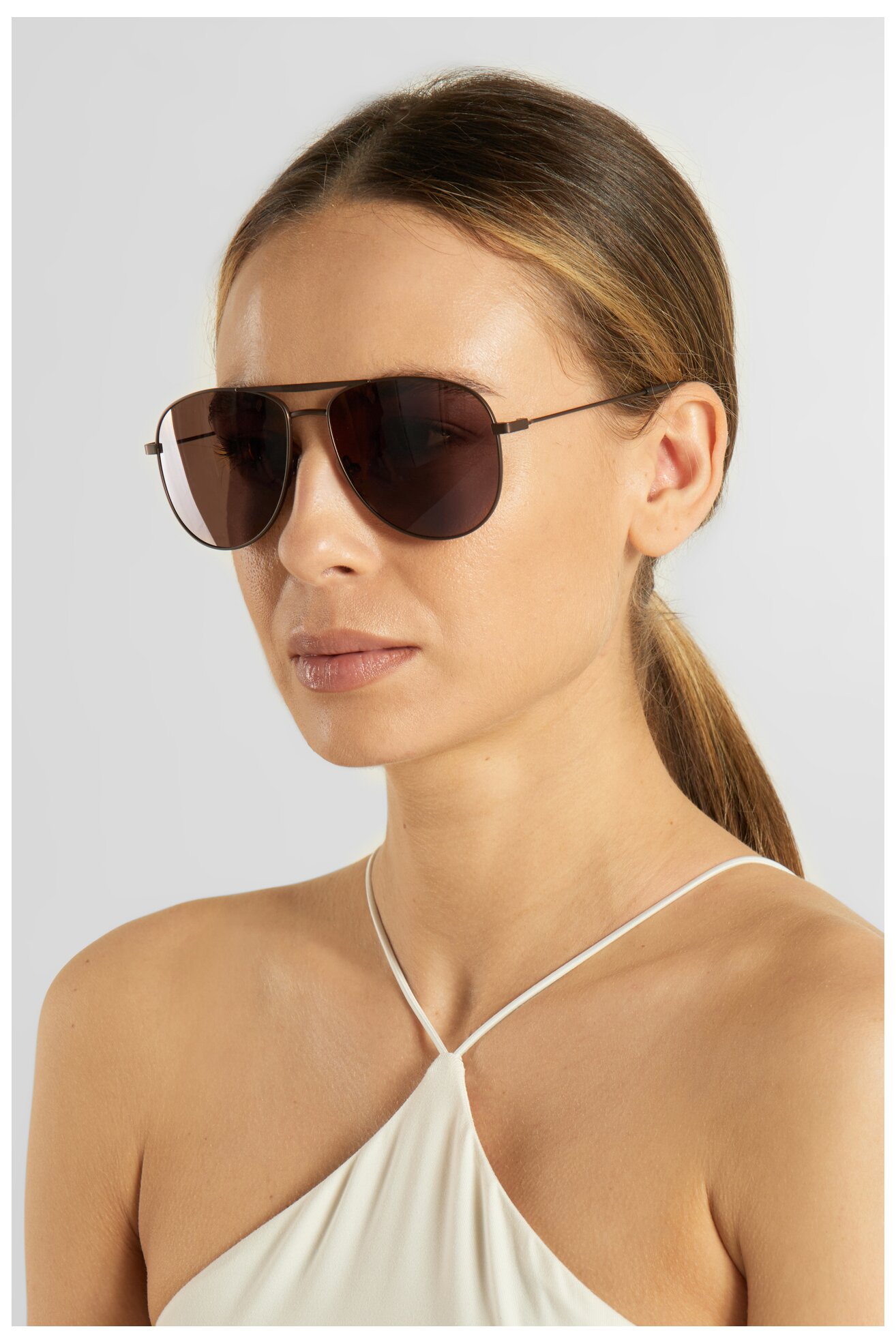 Unisex szemüveg HUNTER HT 6632S BARNA