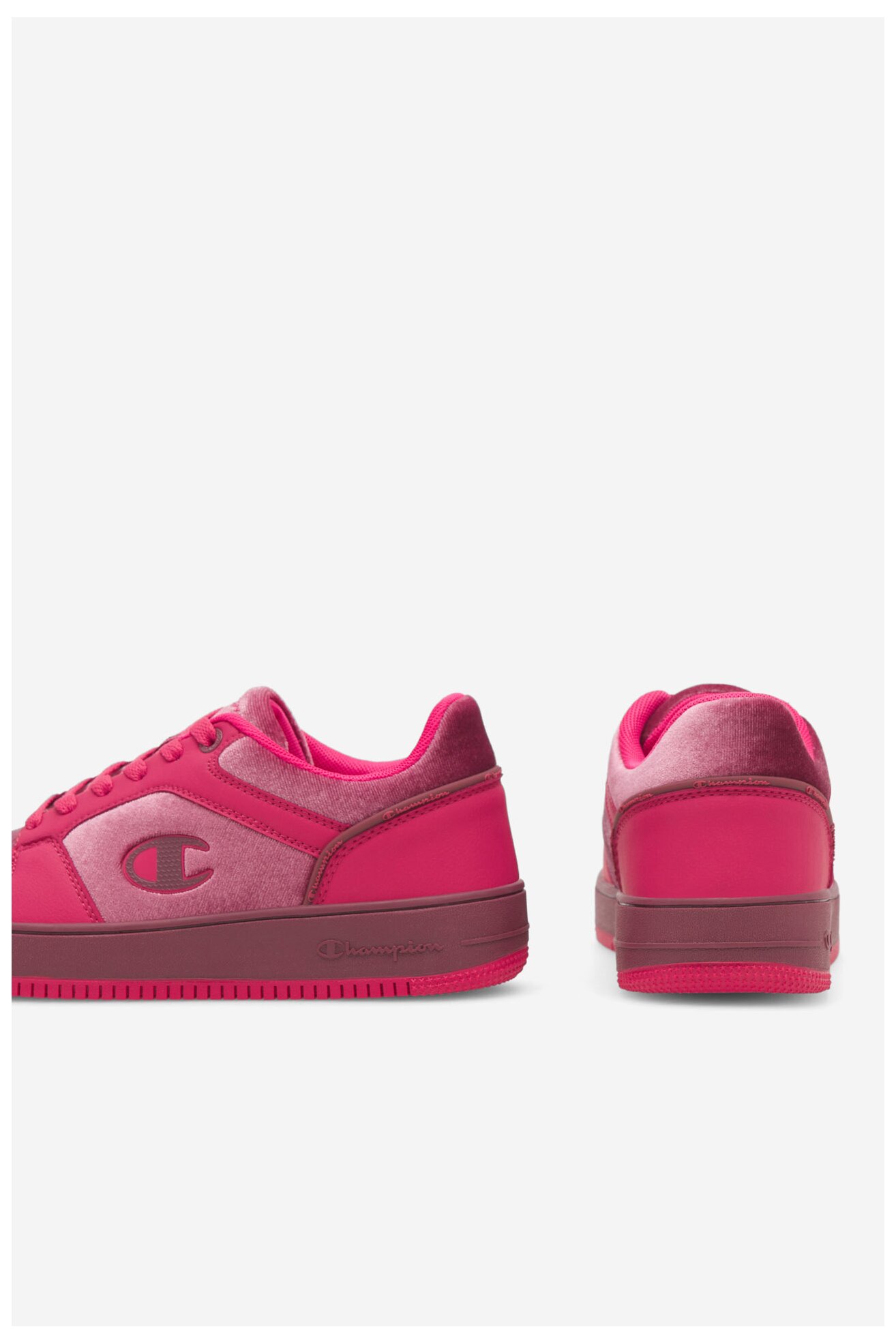 Sportovní obuv Champion REBOUND 2.0 LOW VELVET S11725-PS017 RŮŽOVÁ