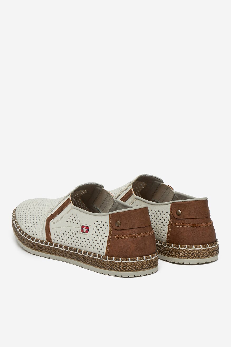 Rieker - Espadryle skórzane - 2230078392433
