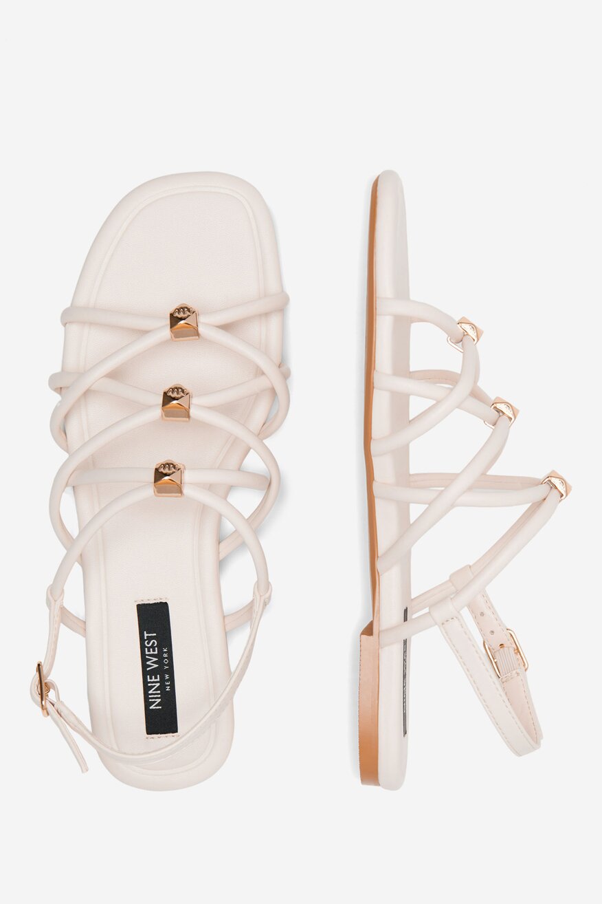 Сандали NINE WEST БЯЛ - 5905588555735