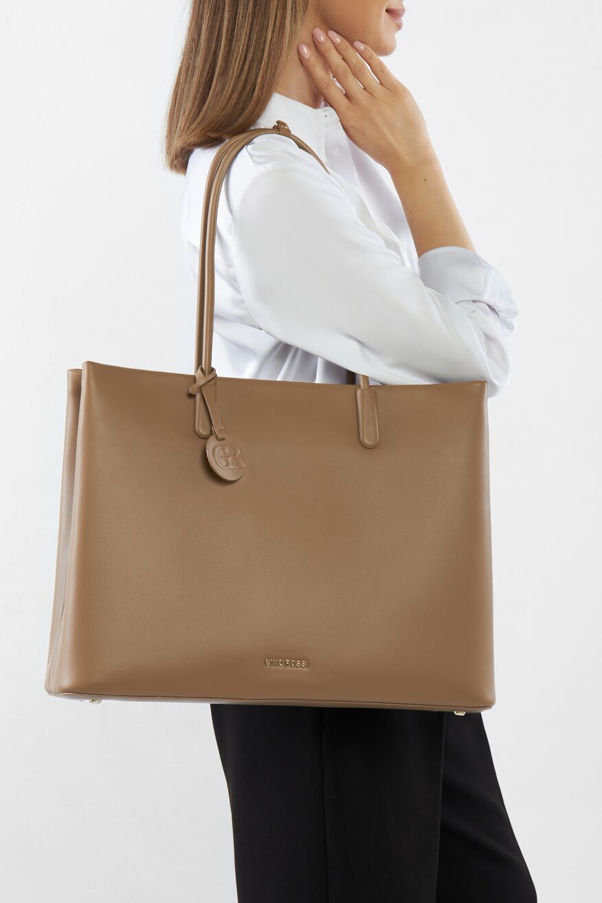 Torebka Gino Rossi OJ-82712 Beżowy ciemny - CCC.eu