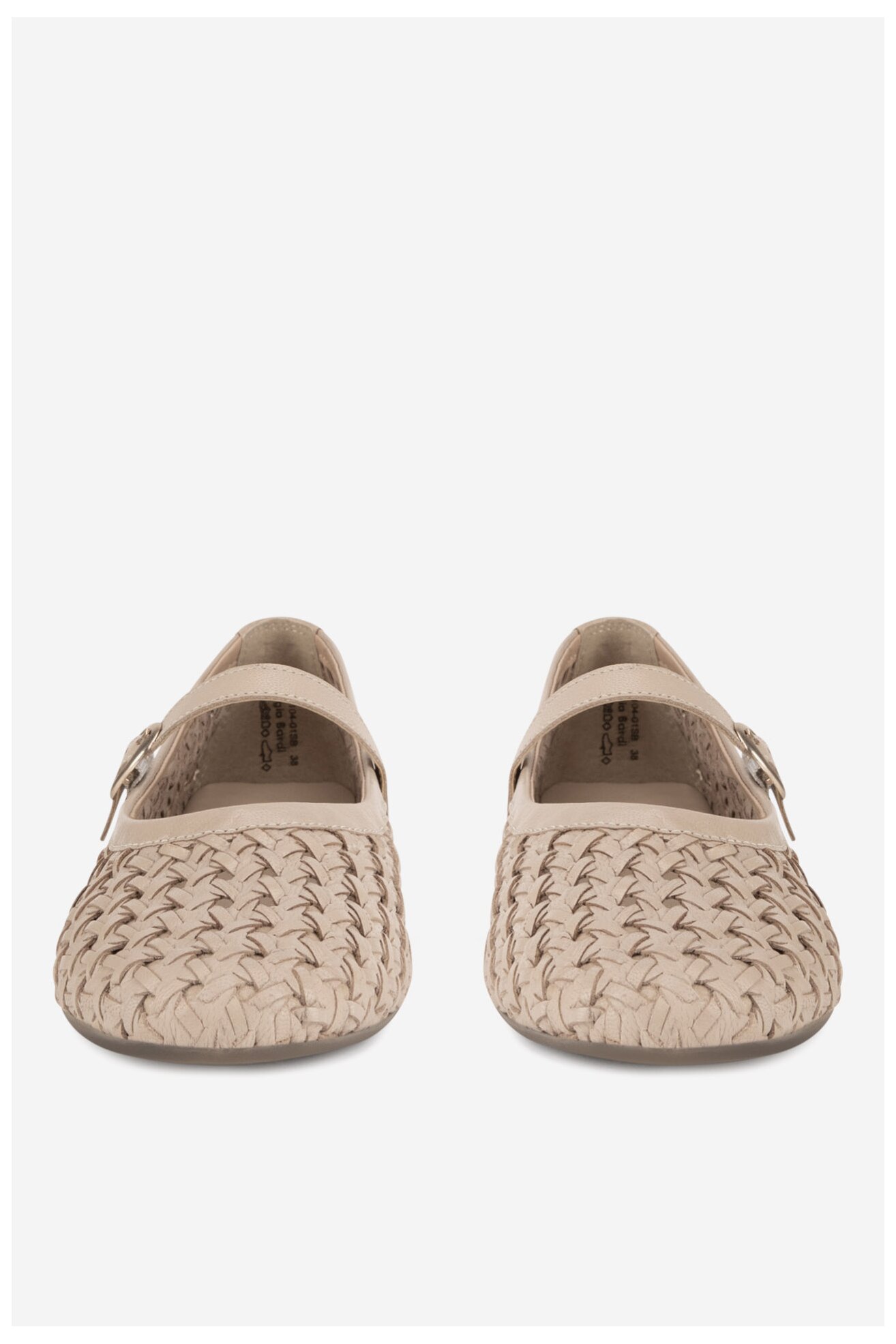 Baleriny Sergio Bardi WI45-F1104-01SB Beżowy jasny