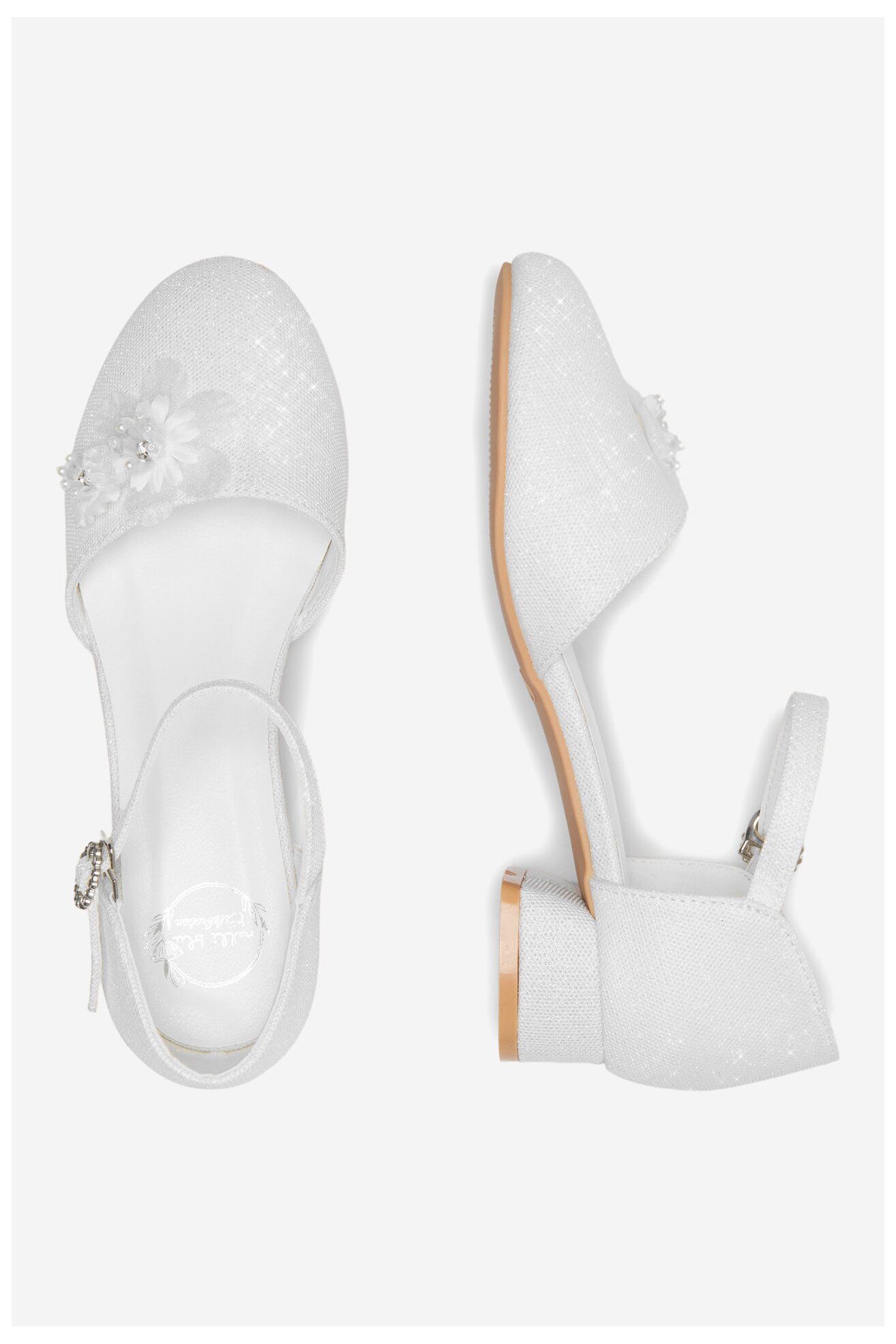 Baleriny Nelli Blu CM230522-7 FEHÉR