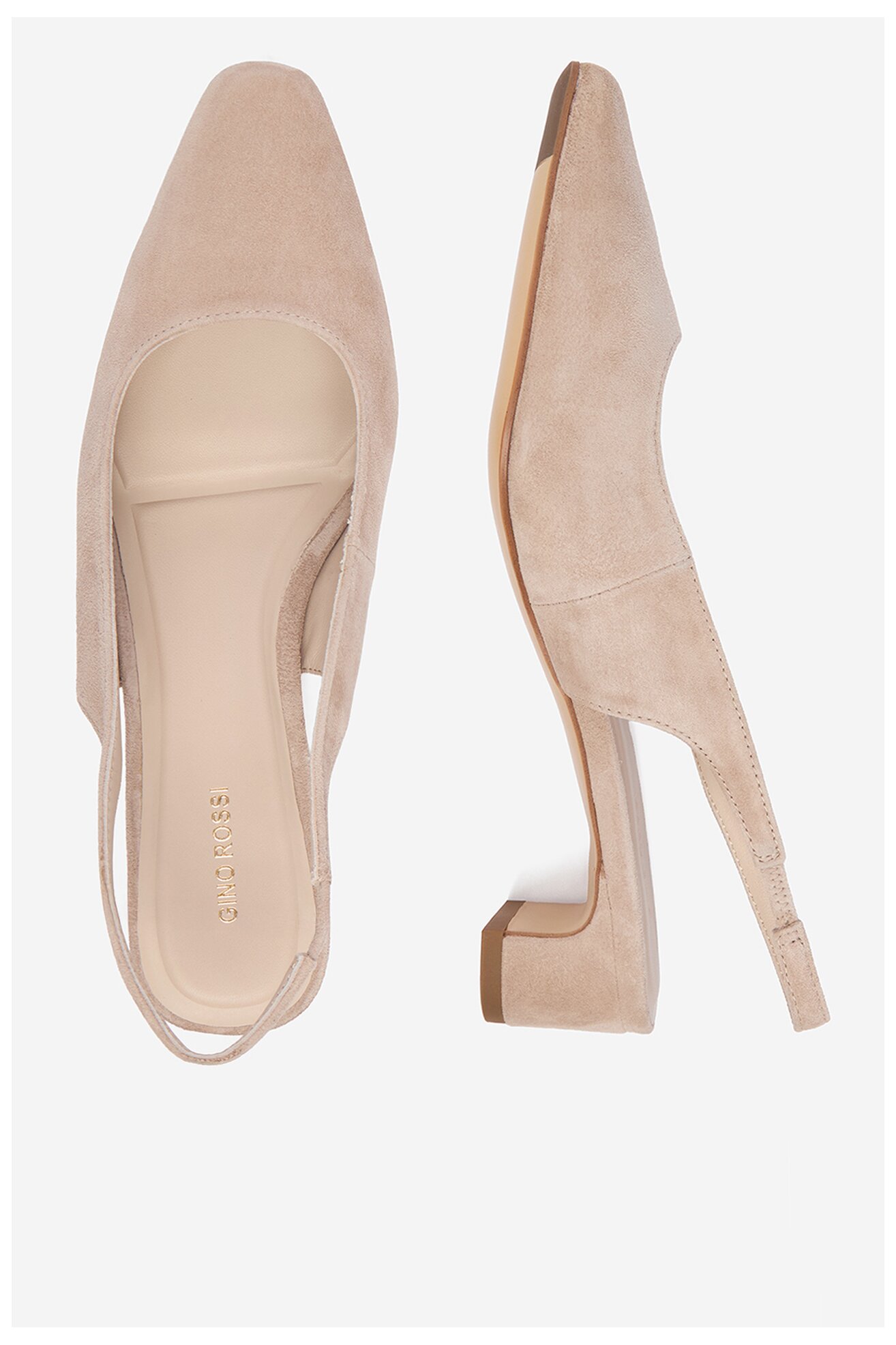 Czółenka Gino Rossi EO-GL69-280-1 Beżowy