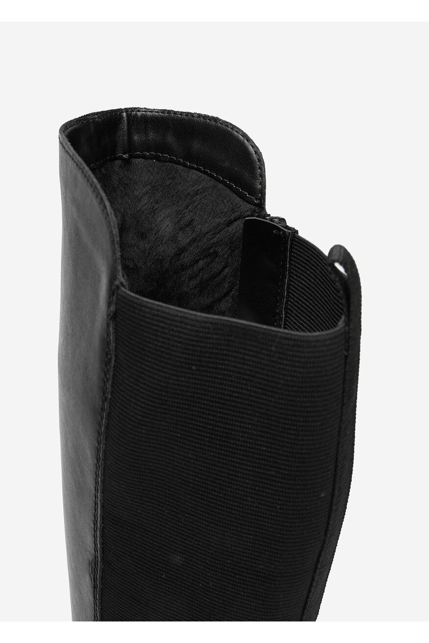 Rieker - Kozaki skórzane ocieplane - 2230085558198