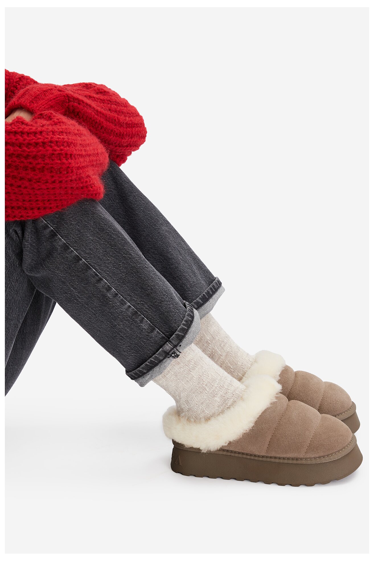 Kapcie Badura EO-CORA-TS6301-01 Szary