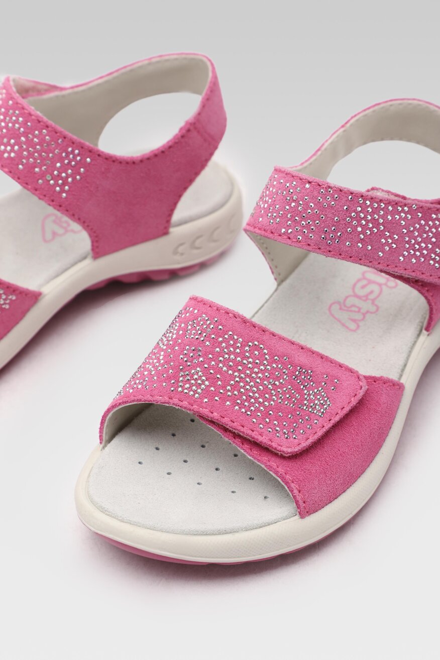 
                Sandale Twisty TAMNO ROZE - 5903698567815
