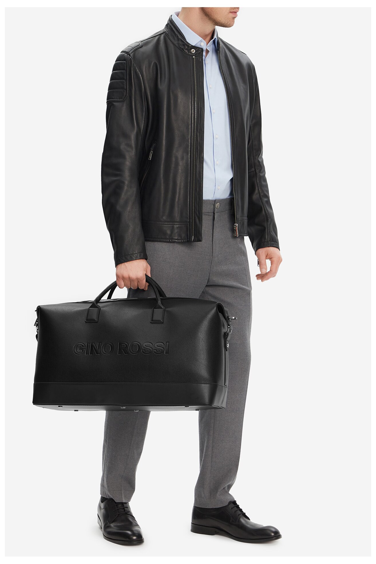 Férfi táska Gino Rossi GIN-L-001-07 FEKETE
