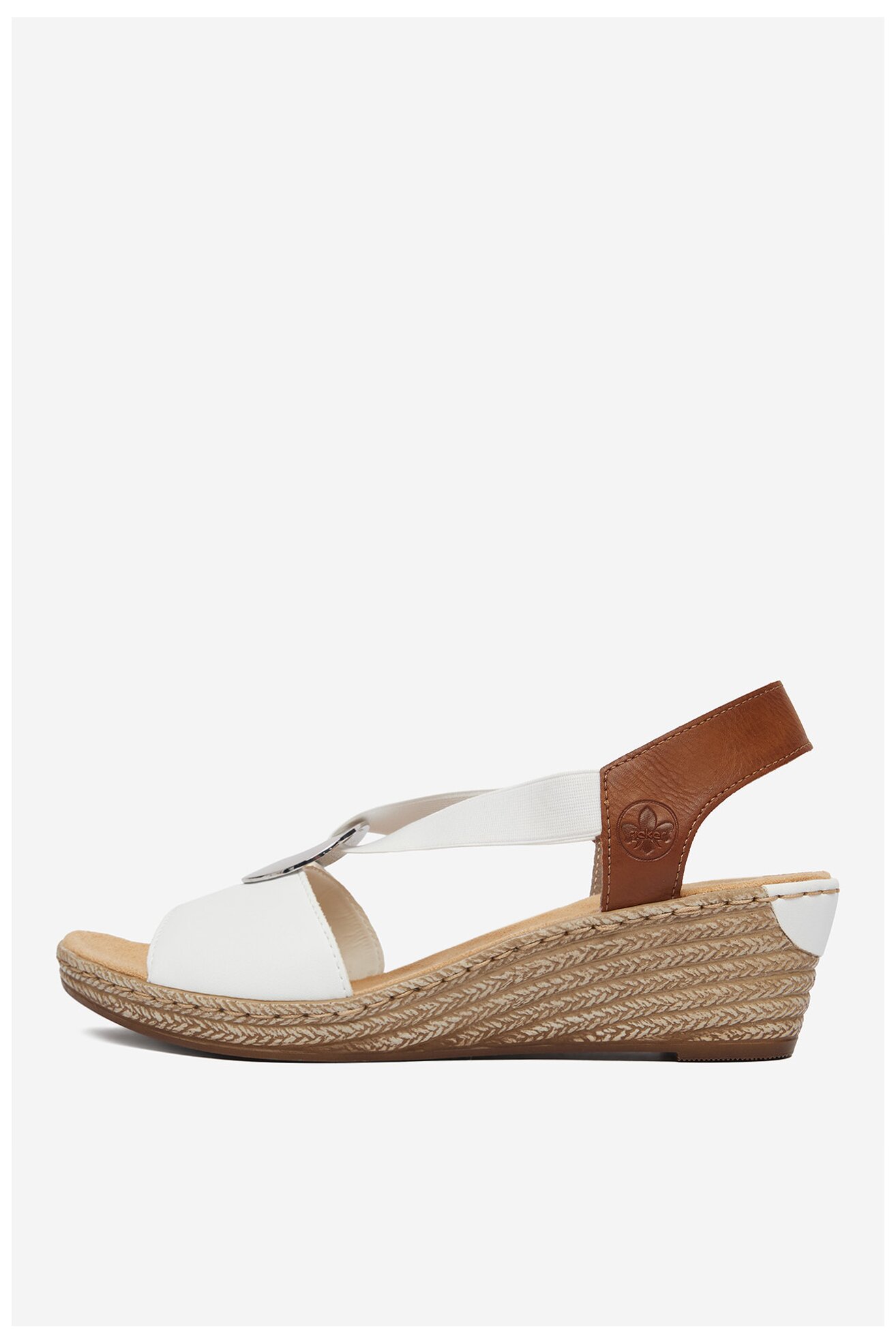 Sandały Rieker CEO-624H6-81 Biały