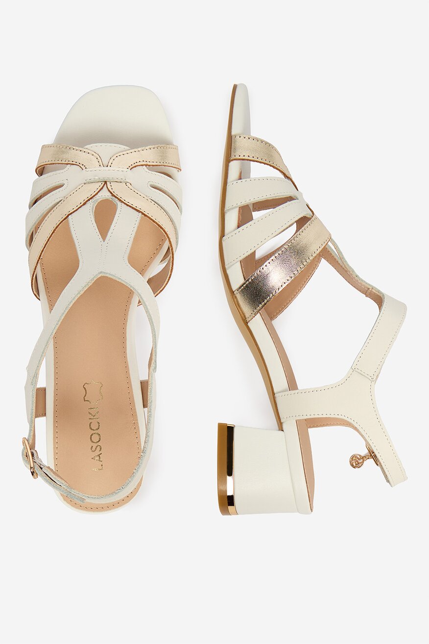 
                Lasocki - Sandały skórzane - 5906751873984