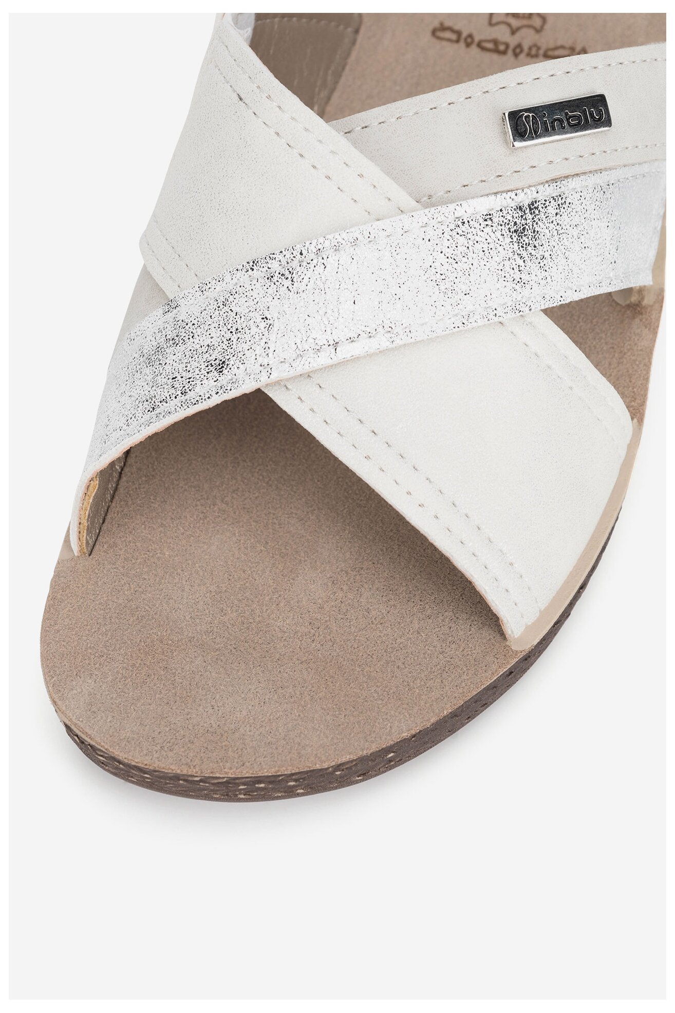 Klapki Inblu GL170100 Biały