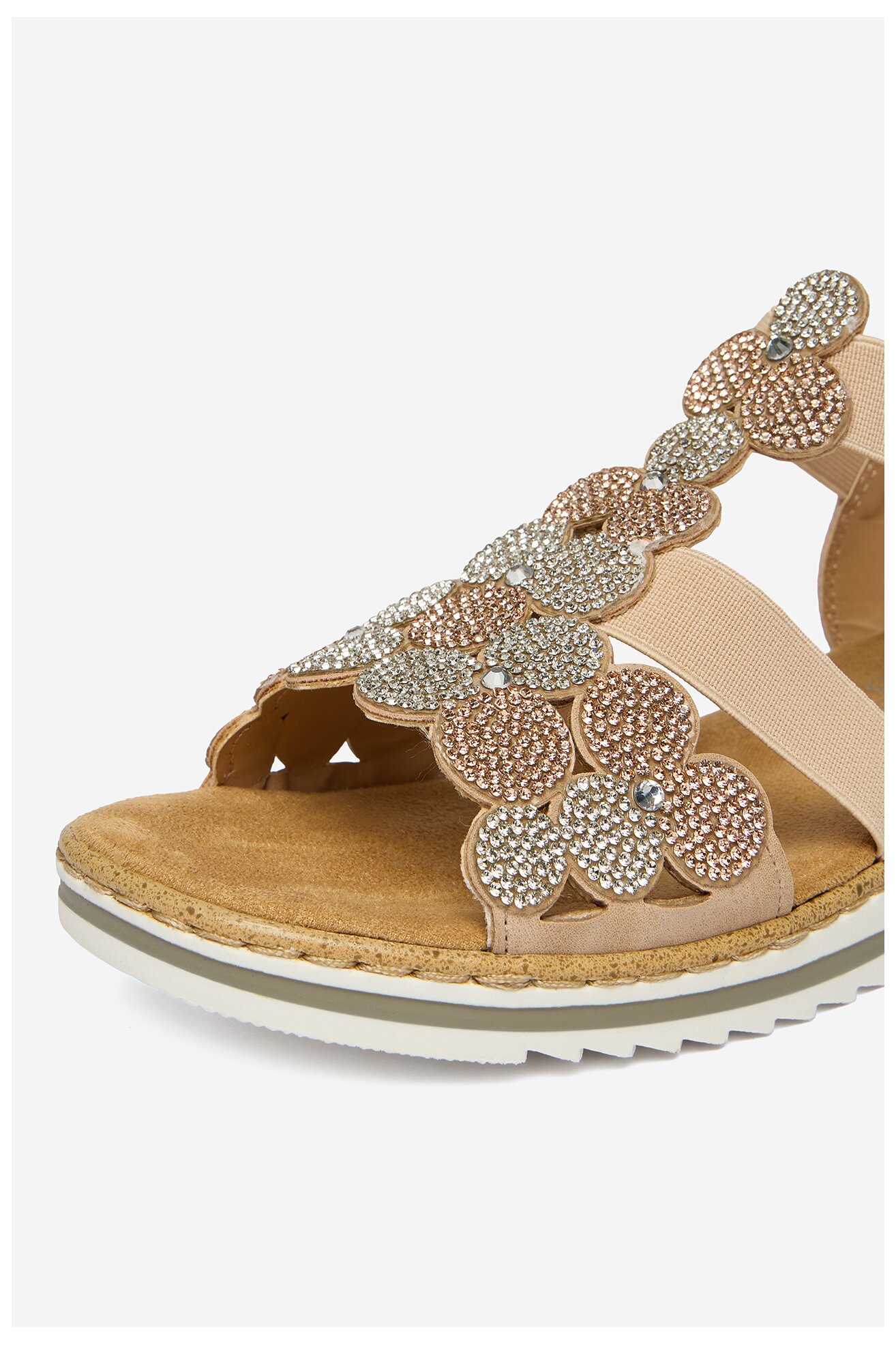 Sandały Rieker CEO-V0613-90 Złoty