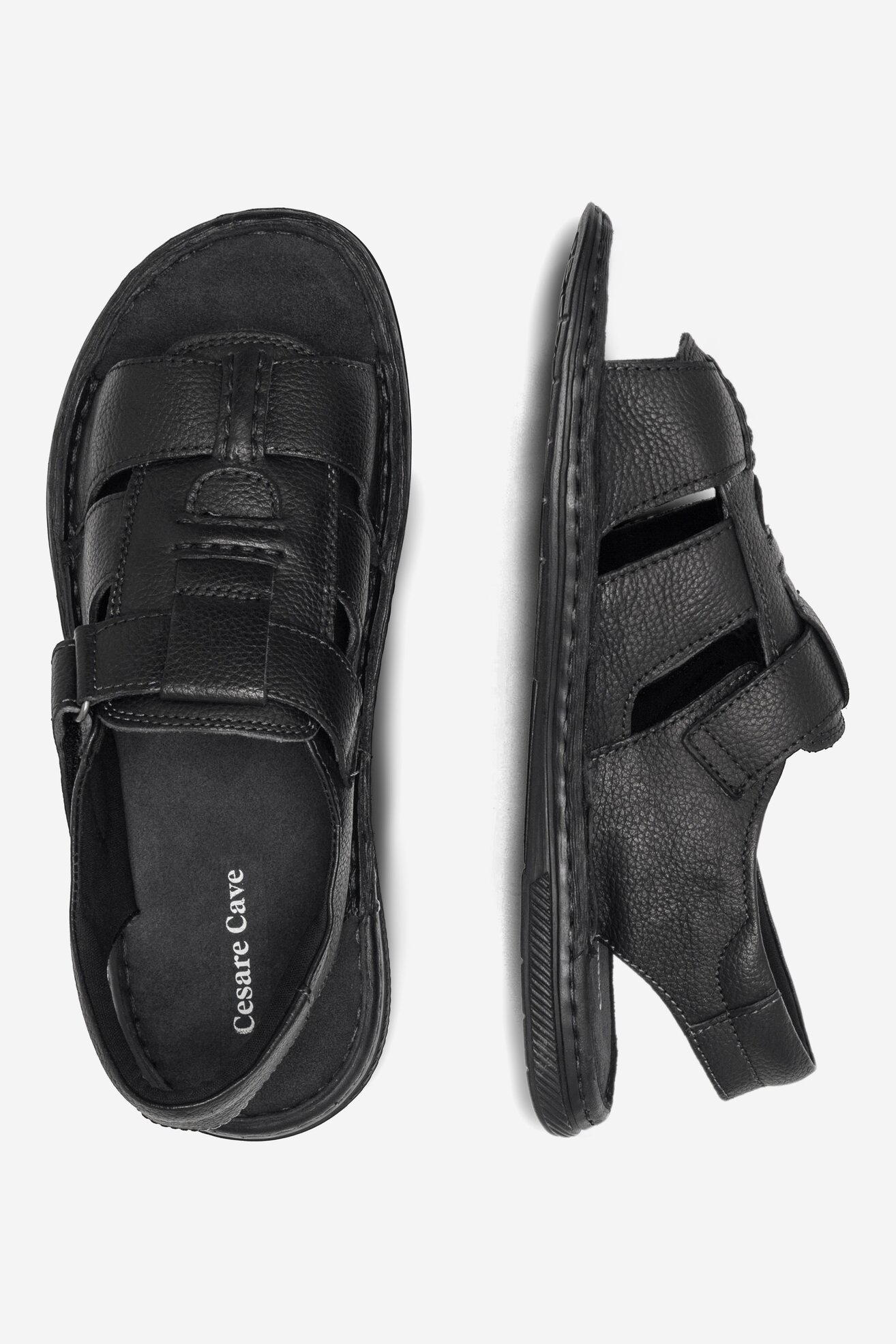 Sandały Cesare Cave 3544 Czarny