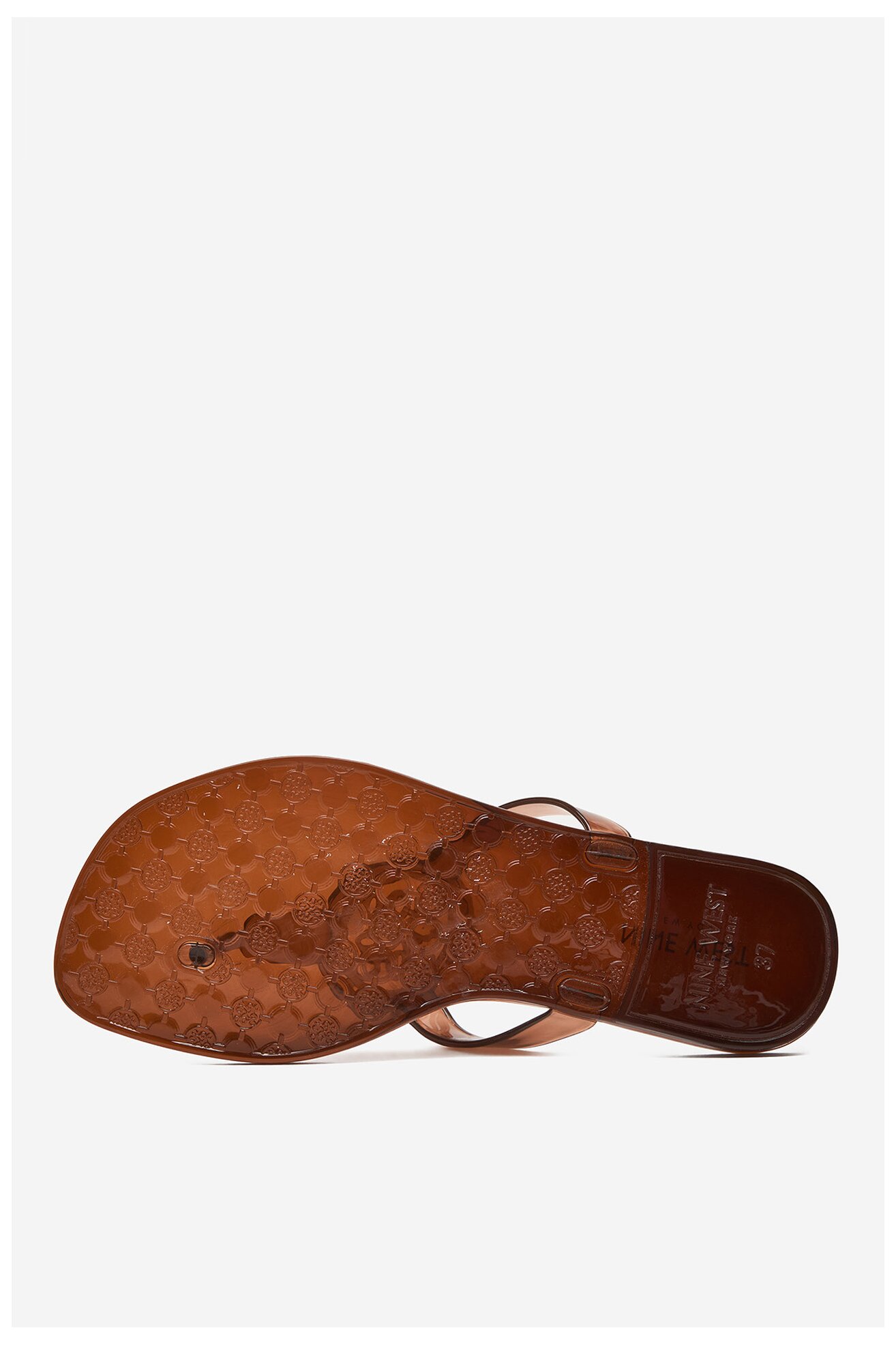 Klapki NINE WEST CEO-CT0906-1 Brązowy jasny