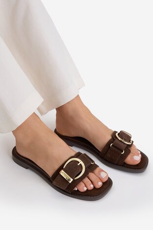 Шльопанець Beverly Hills Polo Club EO-WI16-ALYSHA-01 КОРИЧНЕВИЙ