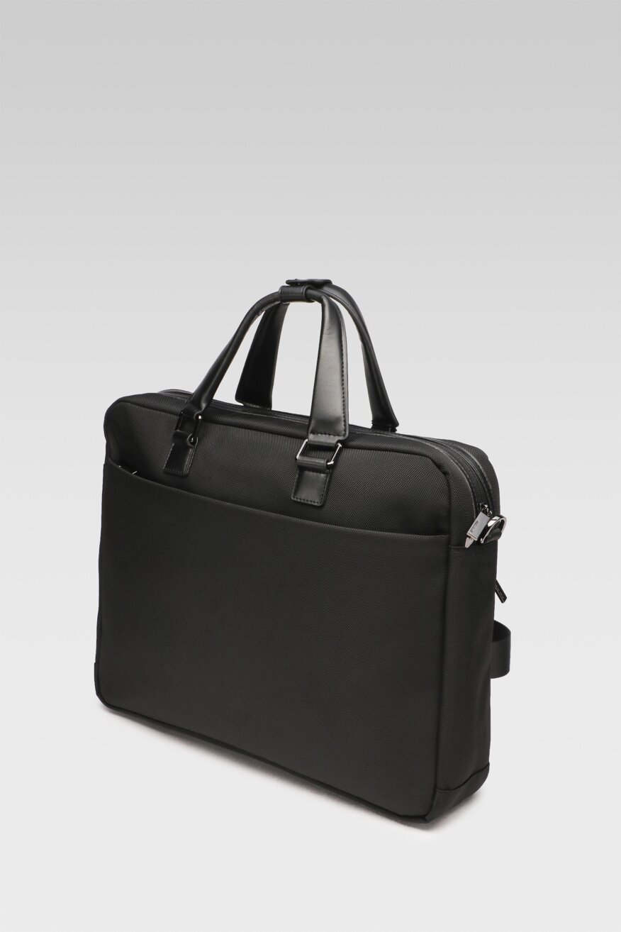 
                Gino Rossi - Torba na laptopa czarna - 5903698547466