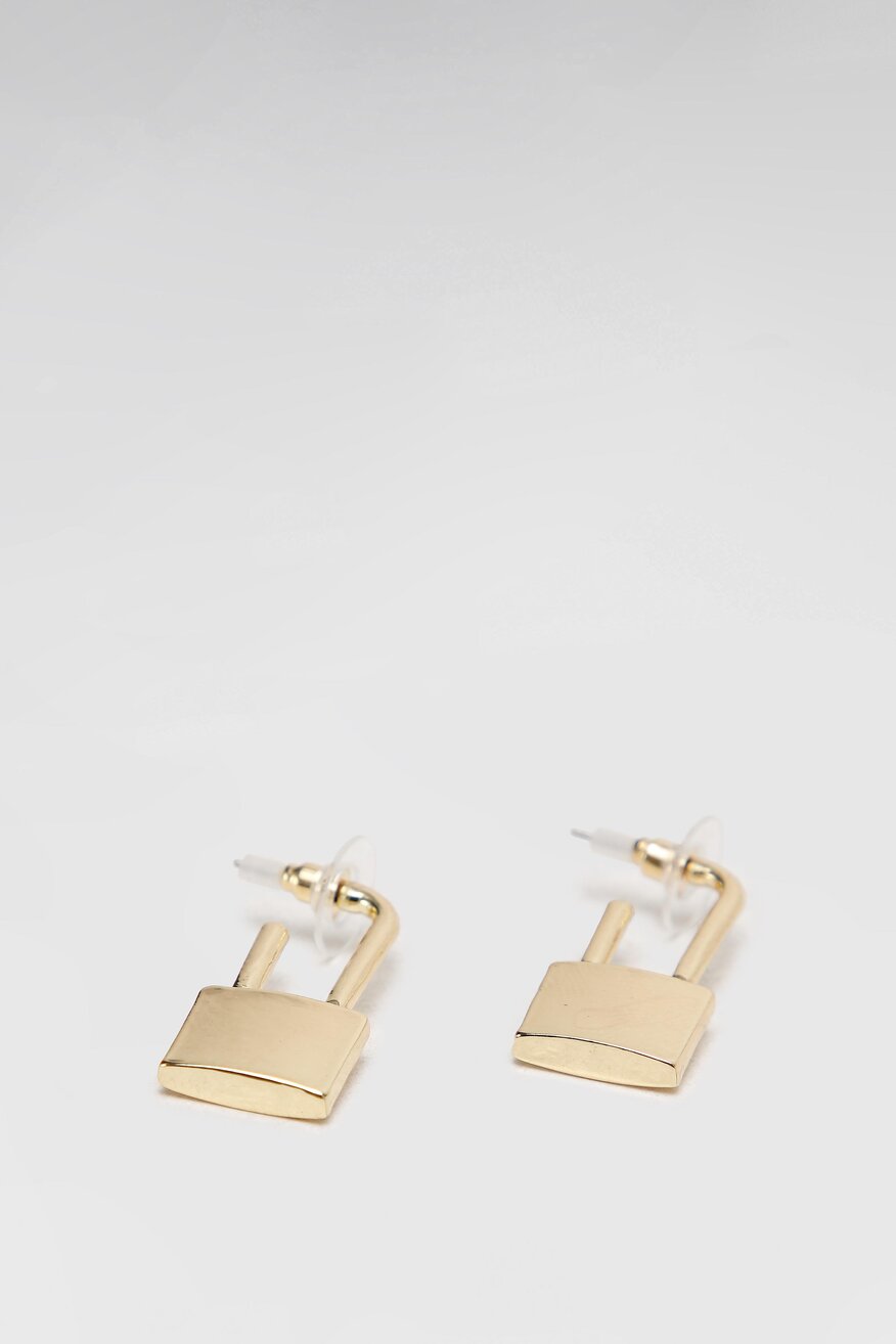 
                ACCCESSORIES - Zestaw 3 par kolczyków metaliczny złote - 5903698820859