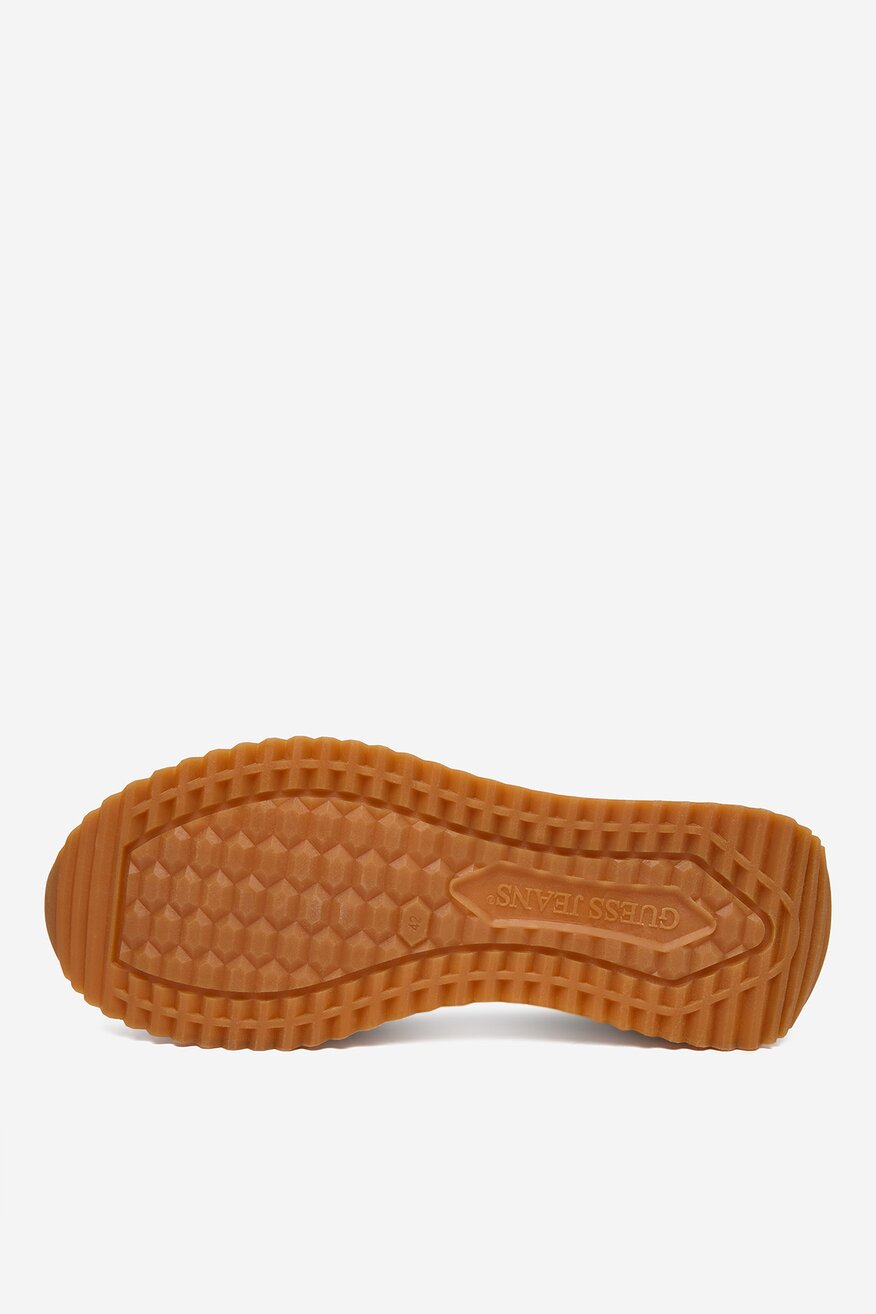 GUESS JEANS - Sneakersy skórzane - 5906751955611