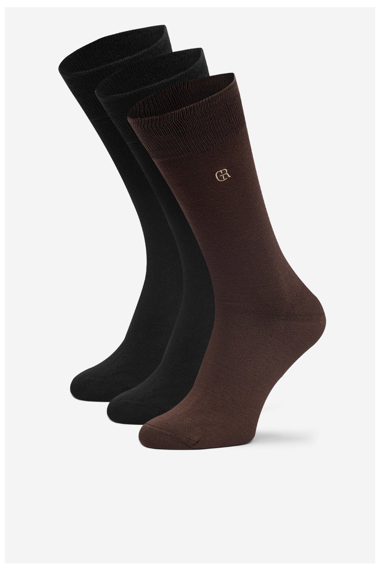 Шкарпетка Gino Rossi CEO_AS_GR_01_W_AW25 (3-PACK) ЧОРНИЙ