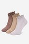 Шкарпетка NINE WEST KR_NW_LETIZIA_Z_SS25 (3 PACK) БЕЖЕВИЙ