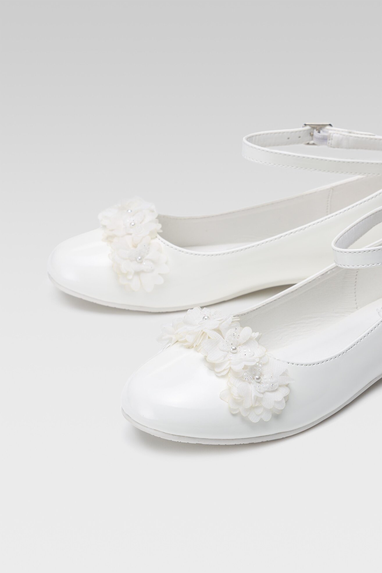 Baleriny Nelli Blu CM210410-4A Biały