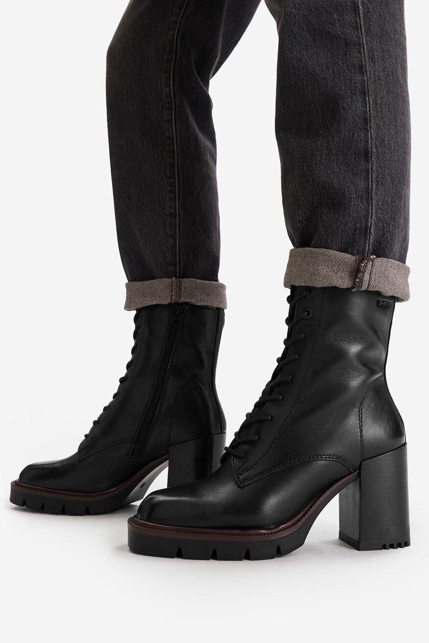 G-STAR RAW - Trzewiki skórzane ocieplane - 5906751371282