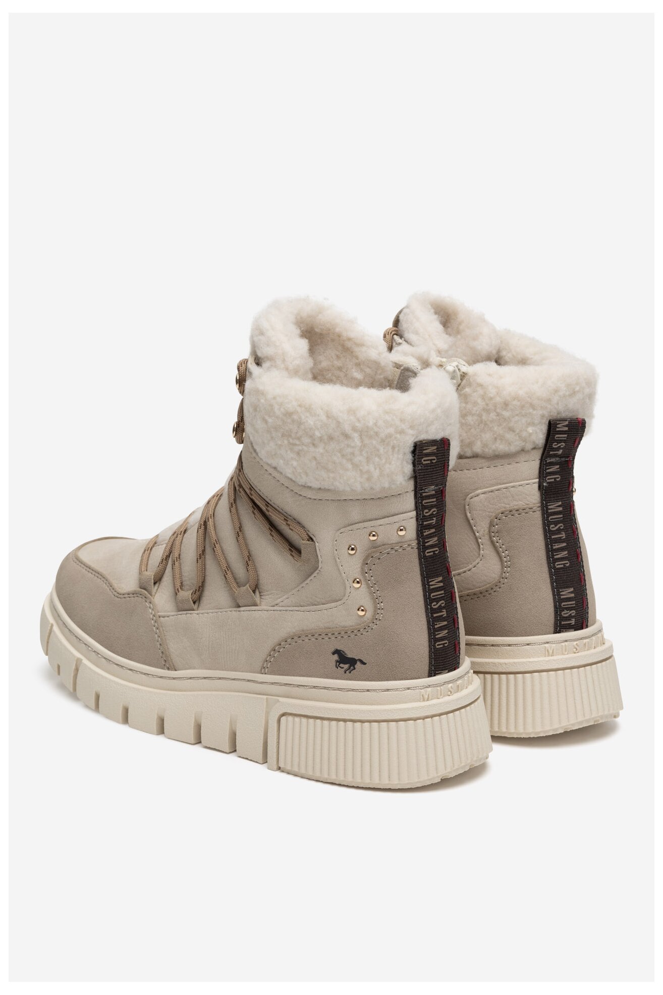 Боти Mustang 1502-602 БЯЛ