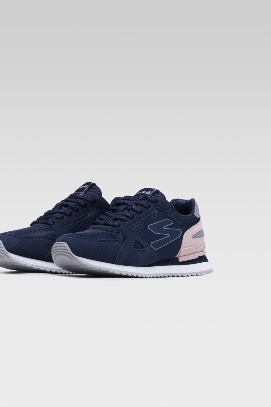 
                Sprandi - Obuwie sportowe granatowe sznurowane - 5903698480138