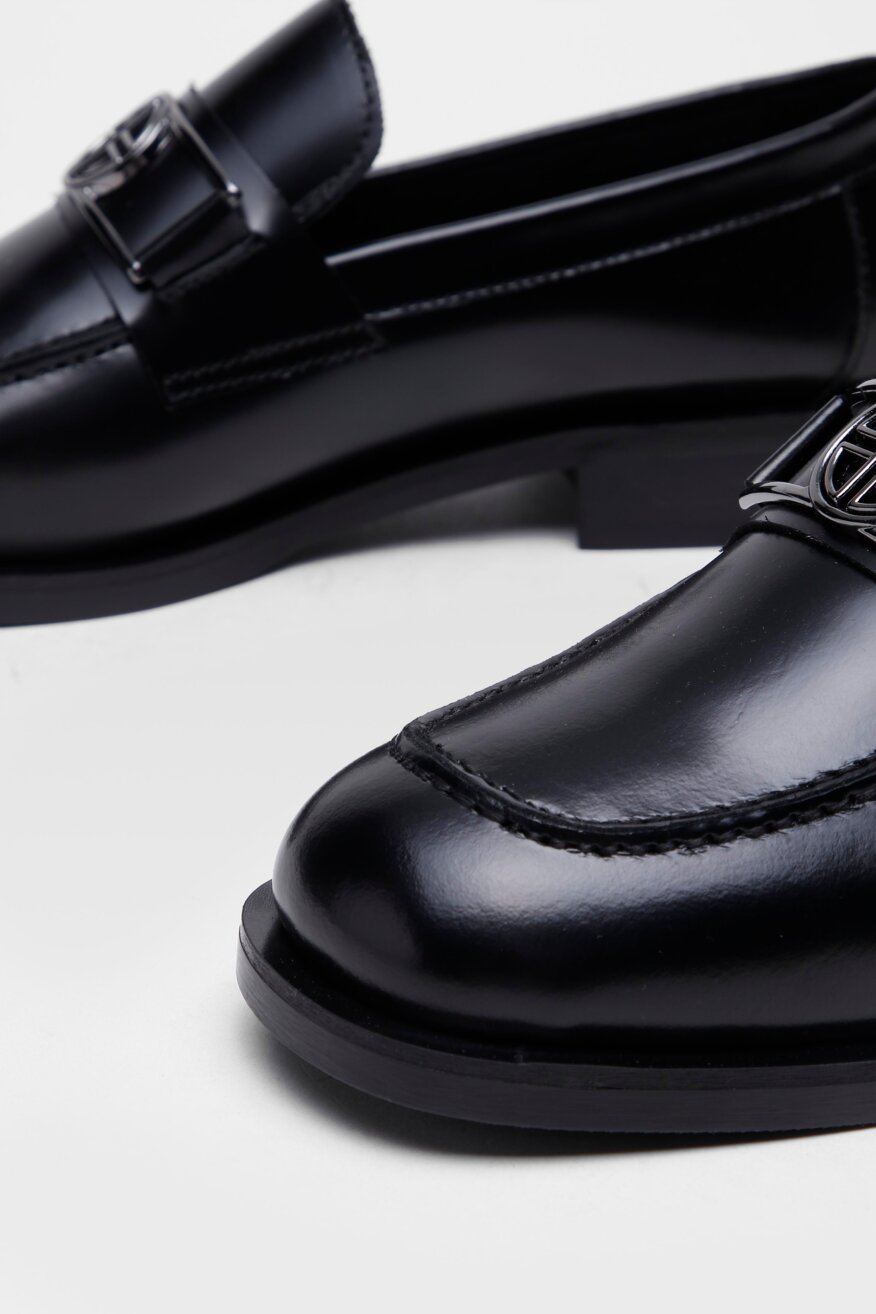 Gino Rossi - Skórzane półbuty czarne - 5903698787510