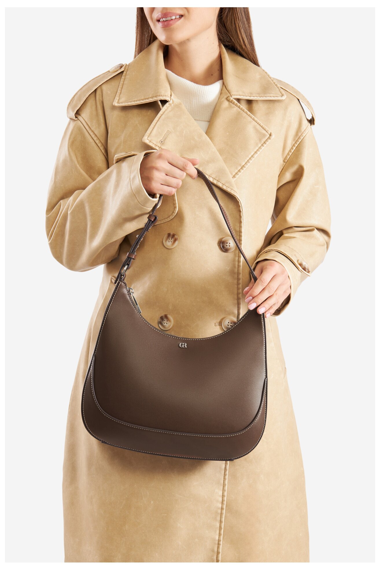 Torebka Gino Rossi ANNA01 Brązowy ciemny