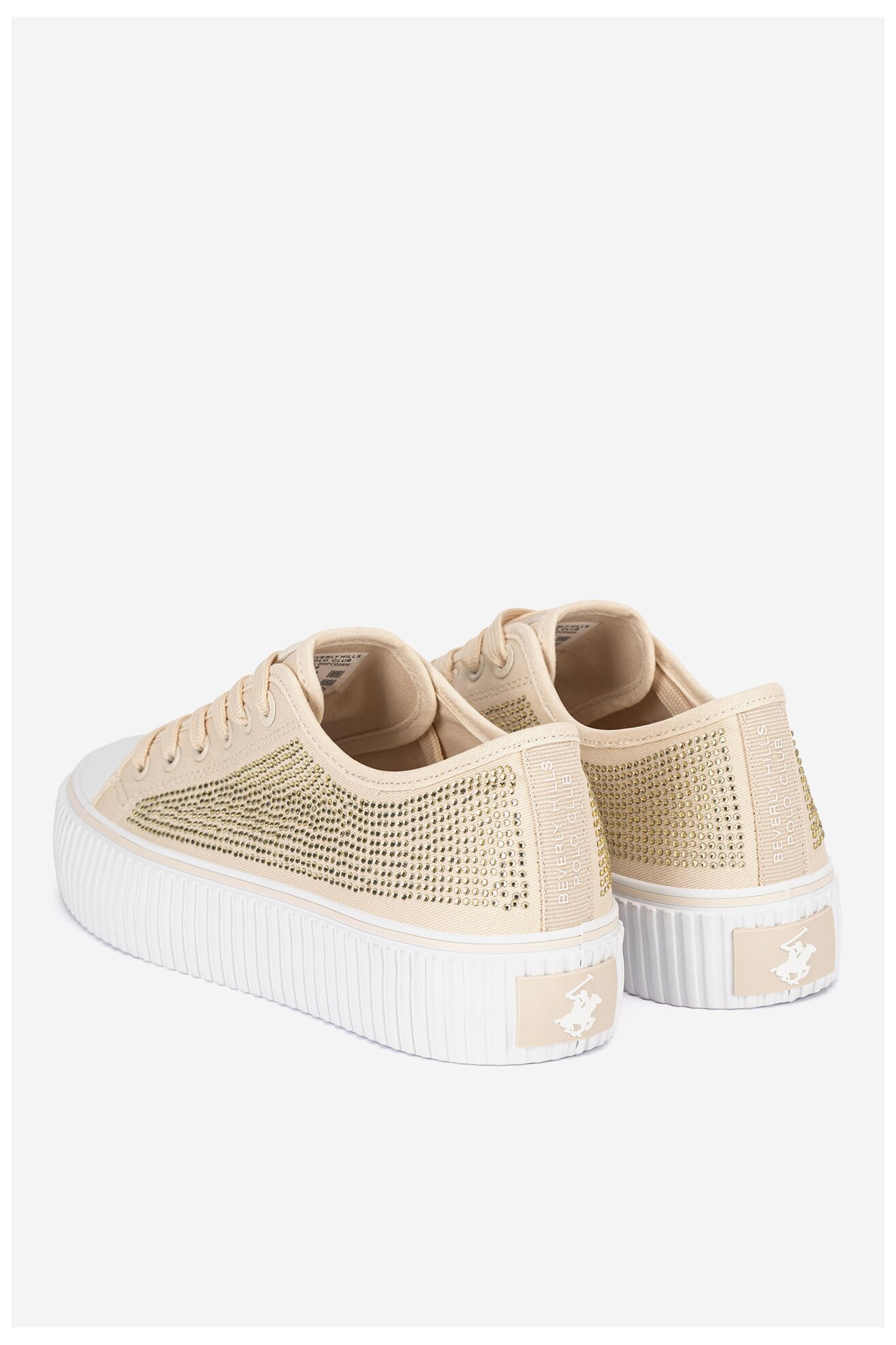 Plátěná obuv Beverly Hills Polo Club BHPC058W BÉŽOVÁ