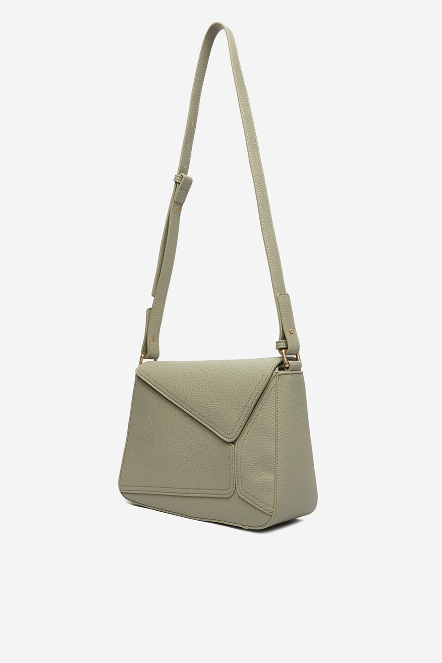 Дамска чанта Gino Rossi СВЕТЛОМАСЛИНЕН - 5906751623817