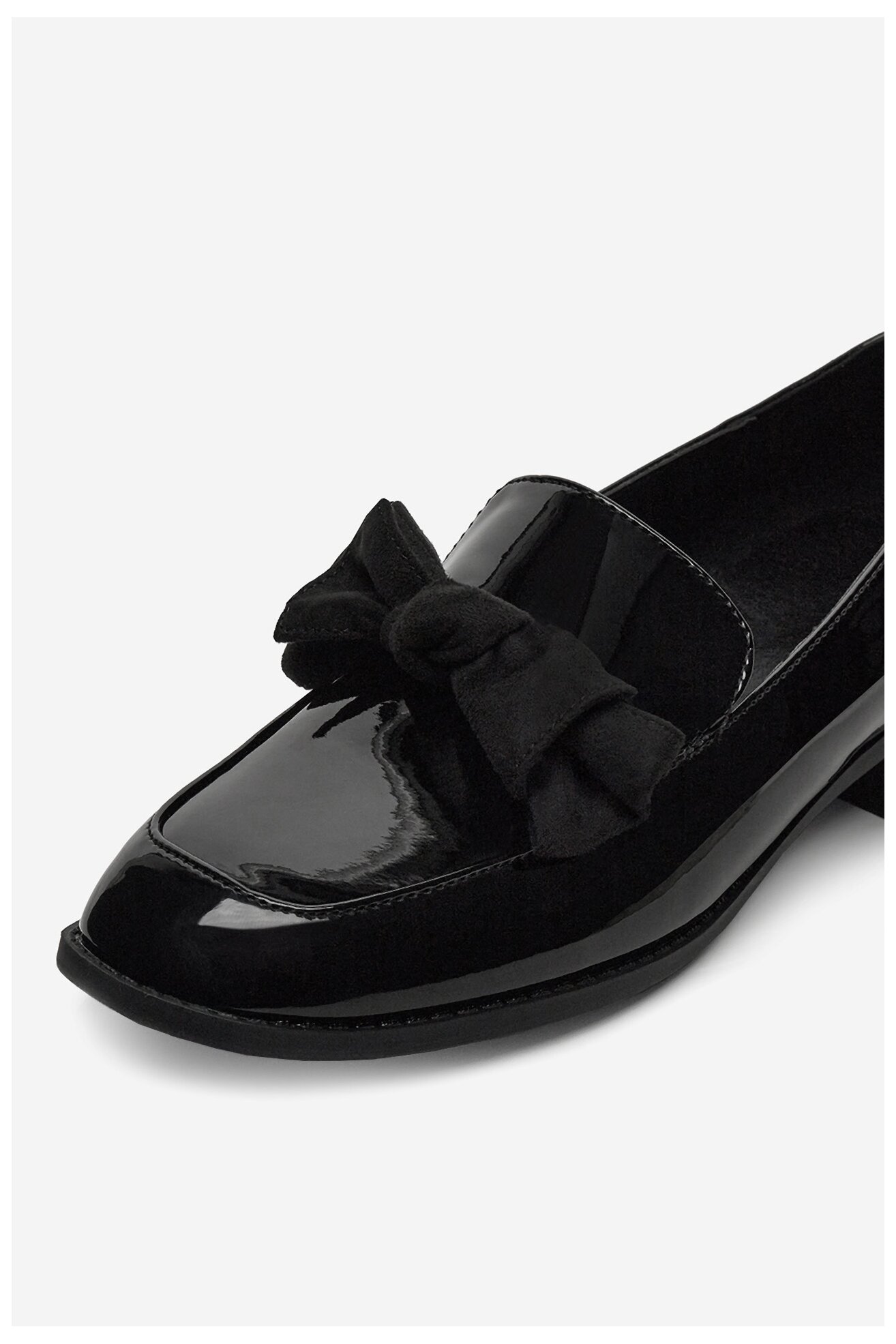 Mokasyn DeeZee SQ873-1-BLACK PAT Czarny