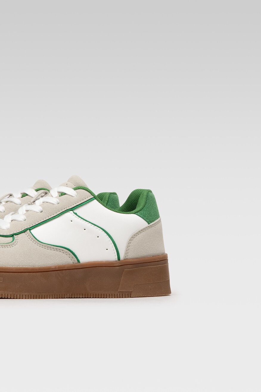 
                Nylon Red - Półbuty zielone - 5904862089294