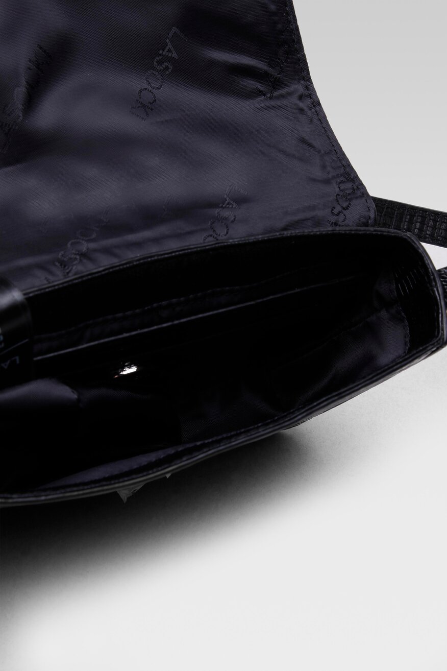 
                Lasocki - Torebka mini skórzana czarna - 5904248429034