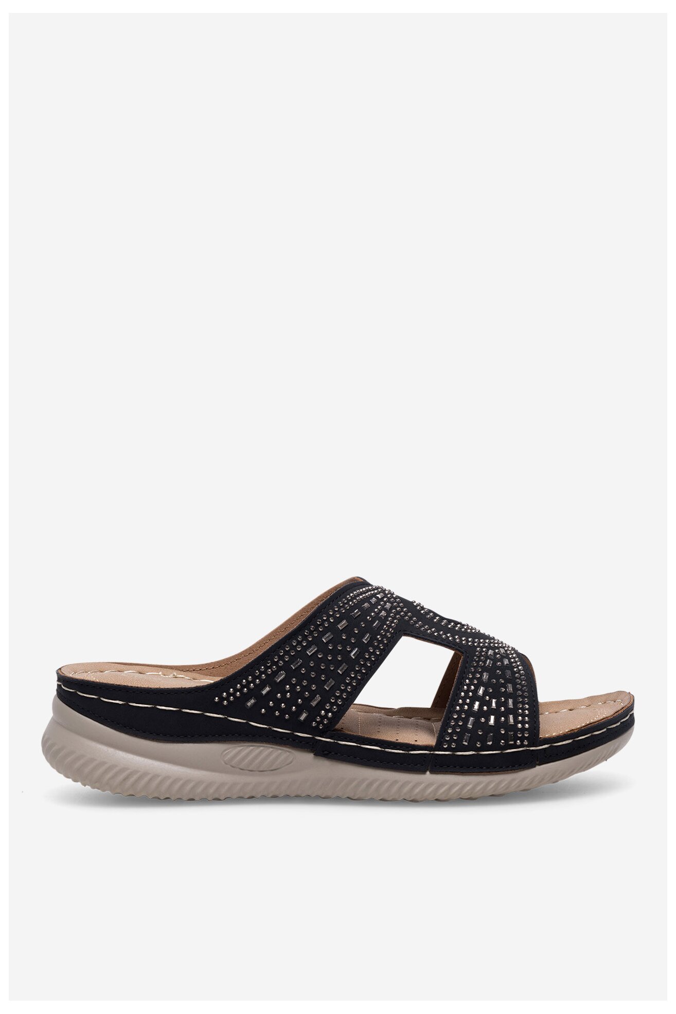 Шльопанець Clara Barson WYL05010-30 ЧОРНИЙ