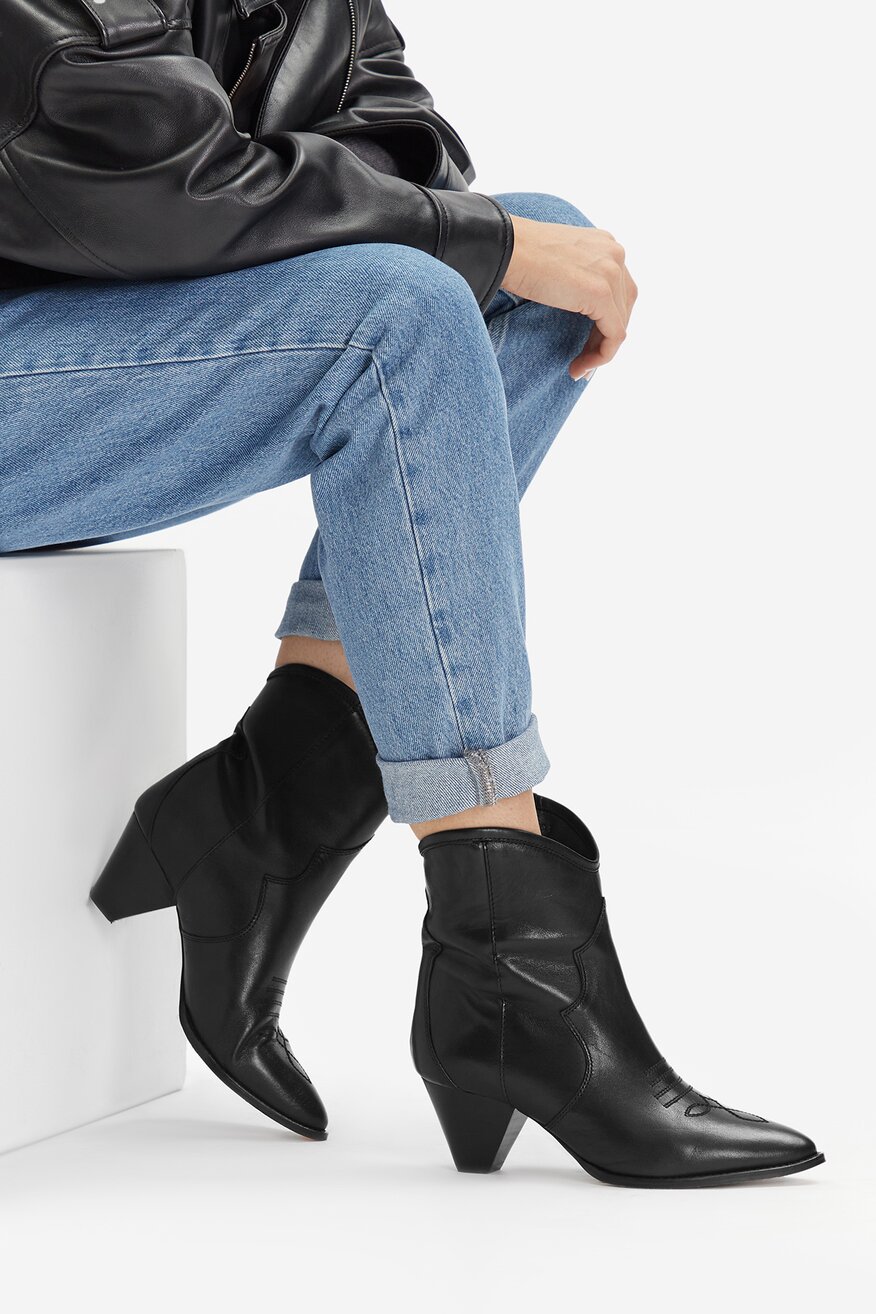 
                Badura - Kowbojki skórzane - 5906751386231