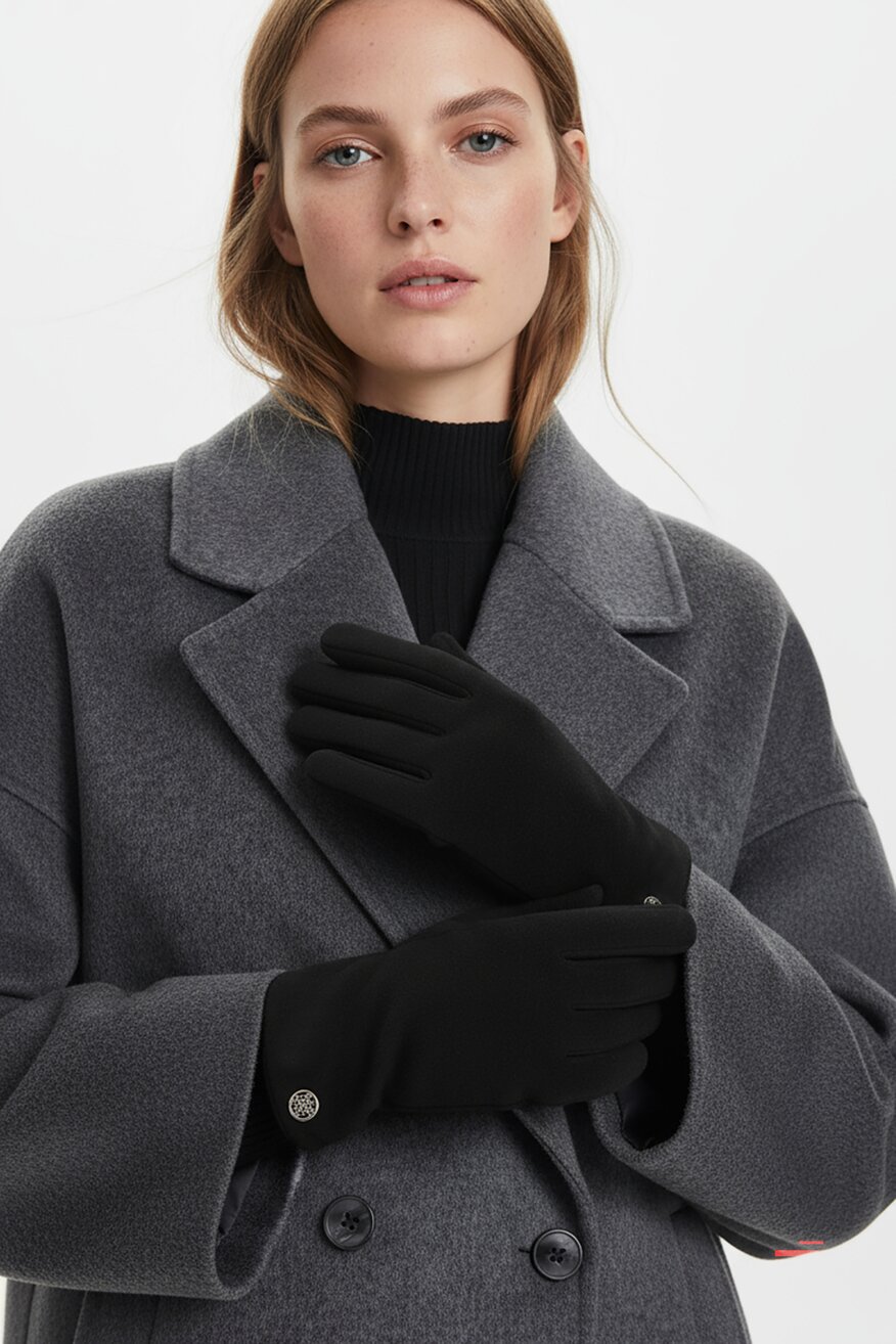 Ženske rukavice NINE WEST CRNA - 5906751366066