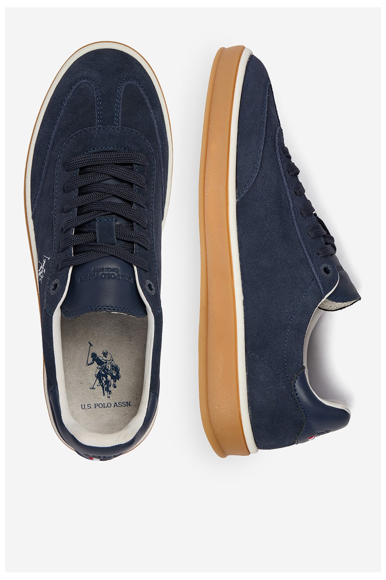 Sneakers U.S. POLO ASSN. EO-EVAN001M/6S1 Granatowy