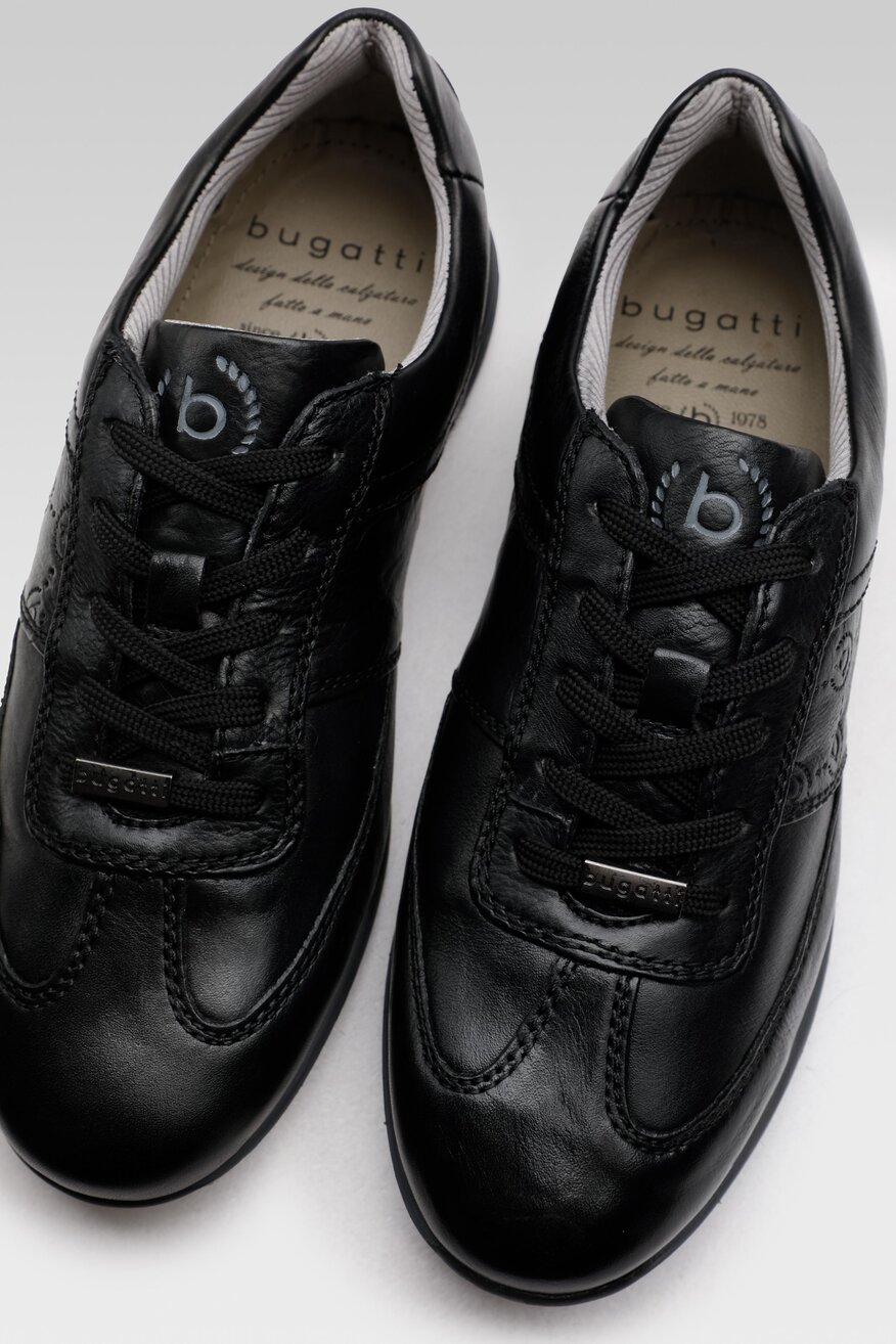 
                Bugatti - Skórzane półbuty czarne - 5904248941222