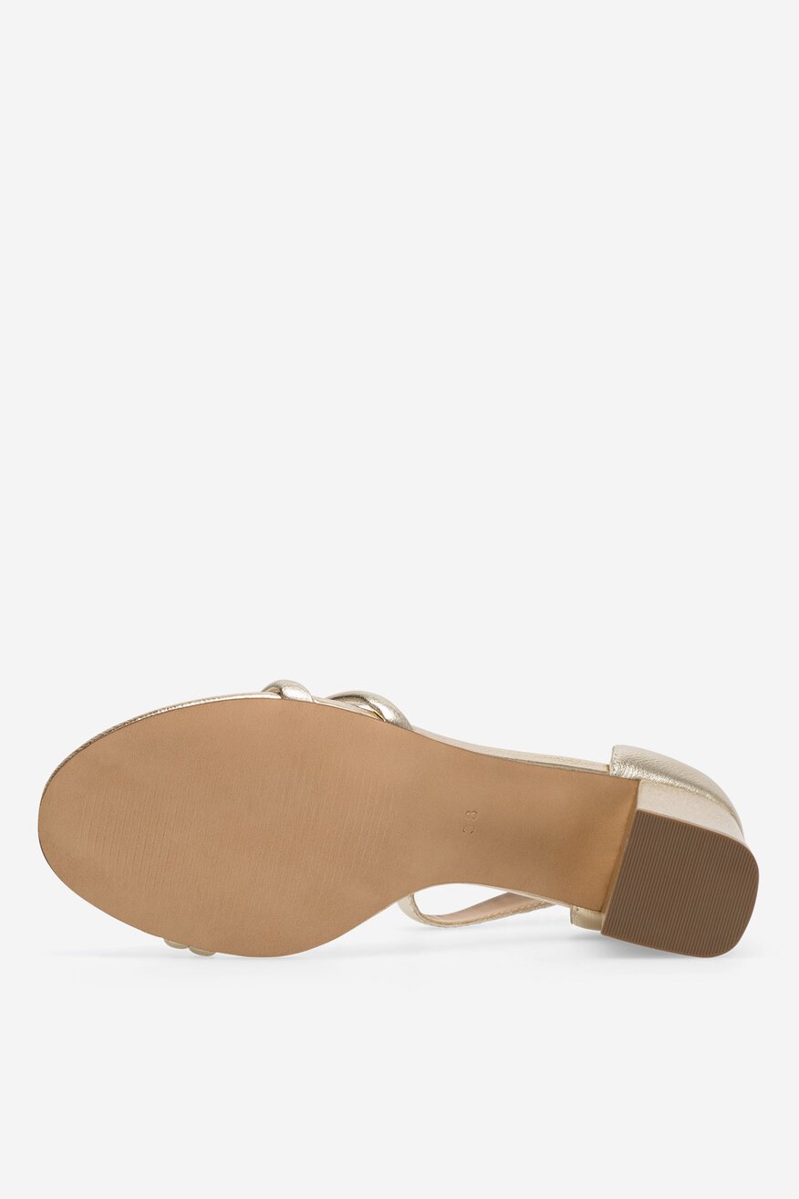 Sergio Bardi - Skórzane sandały - 5905588499558