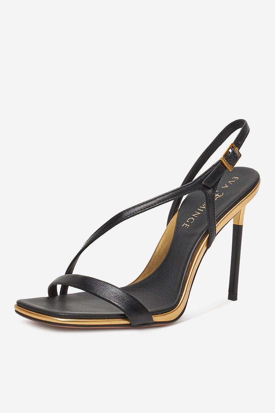 Szandál EVA MINGE FEKETE - 5903698024585