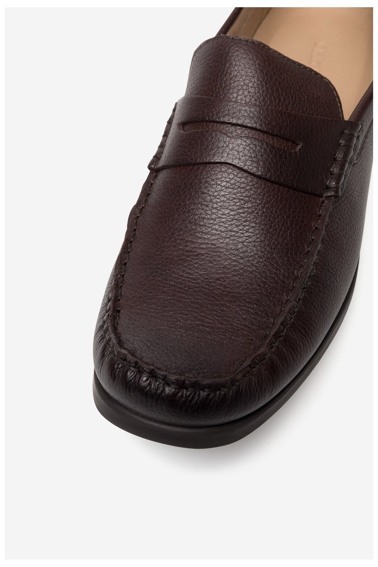 Mokasíny Gino Rossi LEONARDO-02 MI08 HNĚDÁ