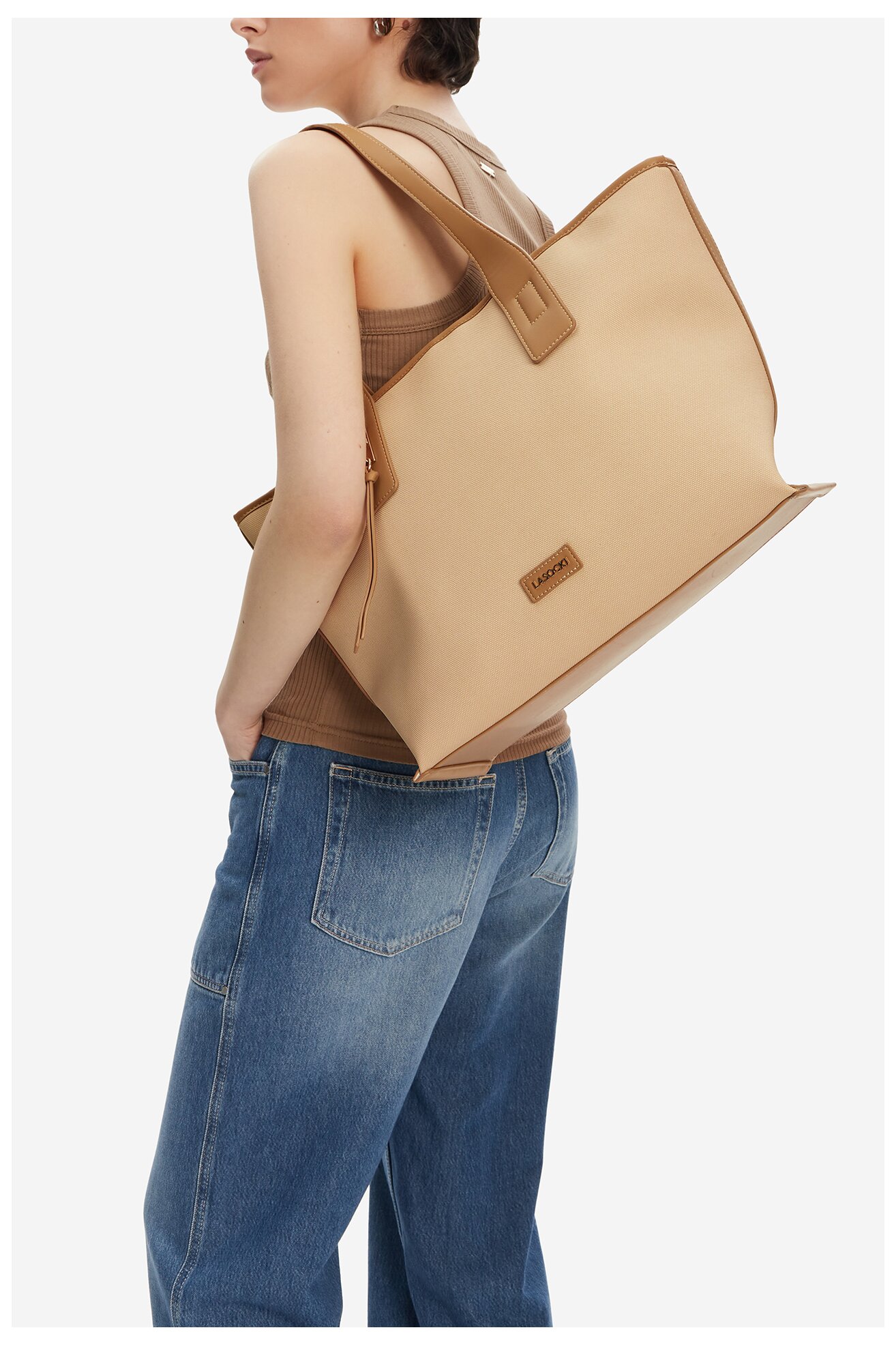 Kézitáska Lasocki LSK-O-001-07 BÉZS